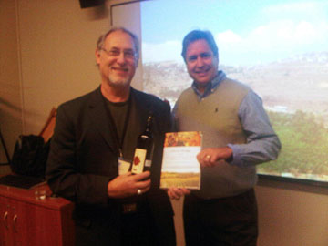 Joel Butler MW and Randall Heskett with Divine Vintage