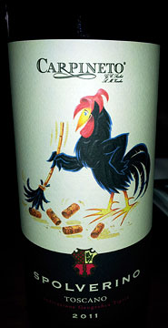 Carpineto's Feather Duster wine