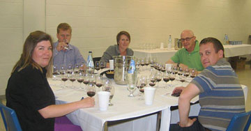 Judging panel: Amy Bowen, Bruce Wallner,  Karlee Moore, Tony and Kevin Panagapka