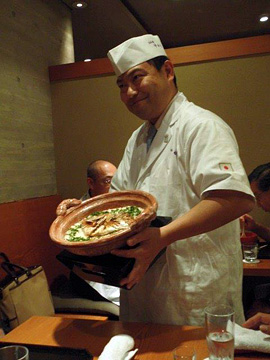 Kimio's rice and fish flake dish