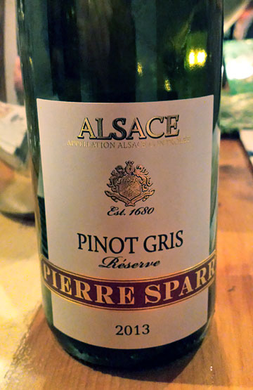 Pierre Sparr Pinot Gris Réserve 2013