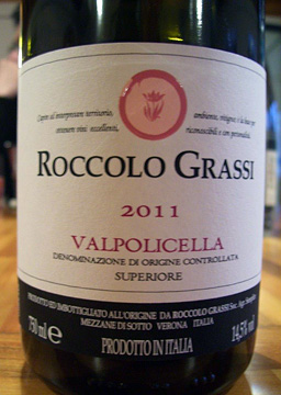 Roccolo Grassi Valpolicella Superiore 2011