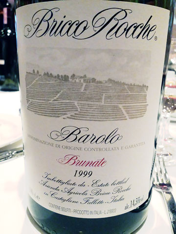 Ceretto Bricco Roche Barolo  Brunante 1999