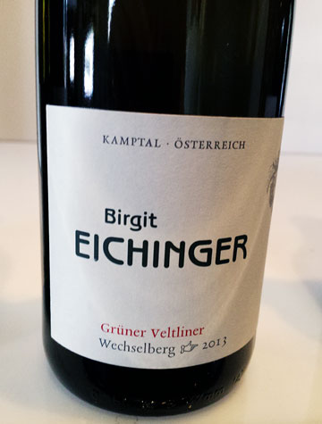 Birgit Eichinger Grüner Veltliner Wechelsberg 2013