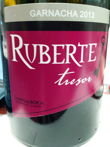 Bodegas Ruberte Tresor Garnacha 2013