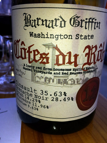Barnard Griffin Côtes du Rôb 2012