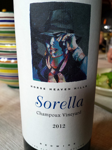 Andrew Will Sorella Champoux Vineyard 2012