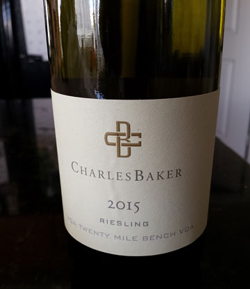 Charles Baker Riesling 2015