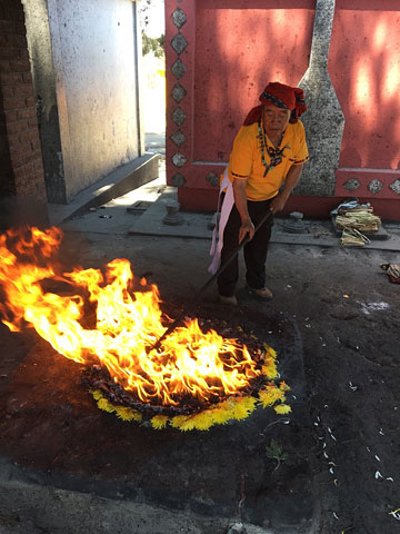 Don Juan with the fire